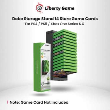 PS5 PS4 Xbox One Series S X Dobe Storage Stand 14 Store Game Cards Rak Kaset