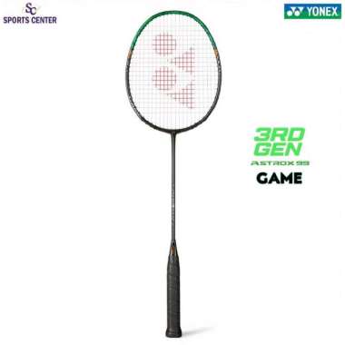 New Raket Badminton Yonex Astrox 99 Game 3RD GEN Black Green 4UG5