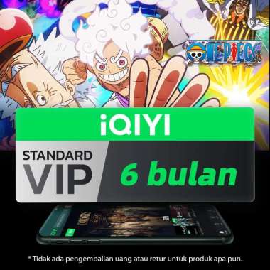 (E-Voucher) iQIYI VIP 6 Bulan Standard VIP, HD 1080P + Skip Iklan (Drama/Anime) + Download Tanpa Bat