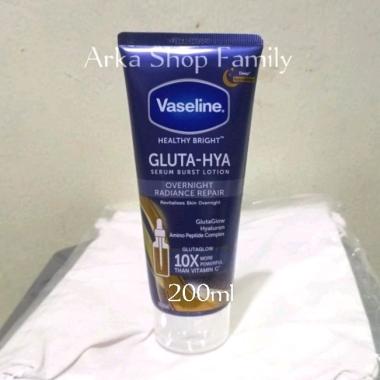 VASELINE Gluta Hya Healthy Bright Serum Burst Lotion Overnight Night Radiance Repair Peptide 200ml /