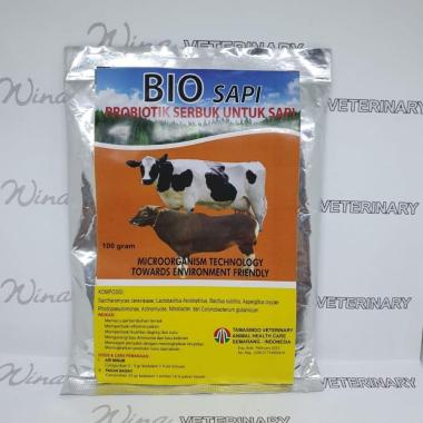 Bio Sapi 100 gram Original - Probiotik Serbuk untuk Ternak Sapi