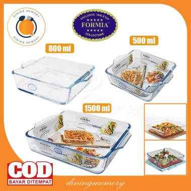 Formia Serveware Bake n Serve Square Dish per Pcs 500ml