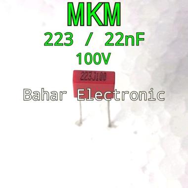 2pcs Kapasitor MKM 223 22nF 100V