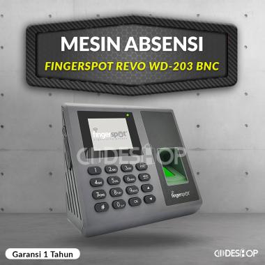 Mesin Absensi Fingerspot Revo WD-203 BNC Fingerprint Wifi