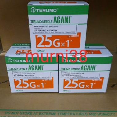 Needle 25G Agani Terumo/Jarum Suntik 25 G Terumo/Terumo Nedle 25X1"