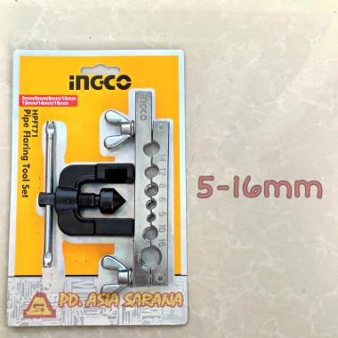 Flaring Tool Kit 5-16mm Set INGCO HPFT71 Pengembang Pipa AC Pemekar