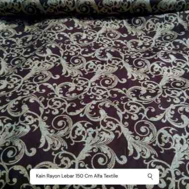 Kain Rayon Motif Batik Lebar 150 Cm