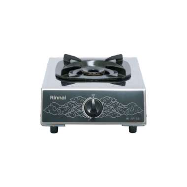 Rinnai RI511SS Kompor gas 1 Tungku Sun Burner Stainless + selang
