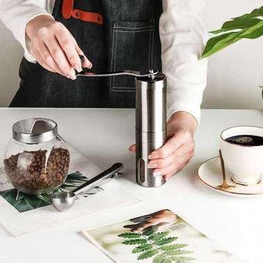 Alat Penggiling Kopi Manual Coffee Grinder Adjustable Mesin Ekspreso Kopi Kapsul Grinder Elektrik Lo