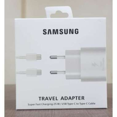 Charger Samsung Tipe C To Tipe C Original Fast Charging 25 Watt45 Watt Putih 25 Watt