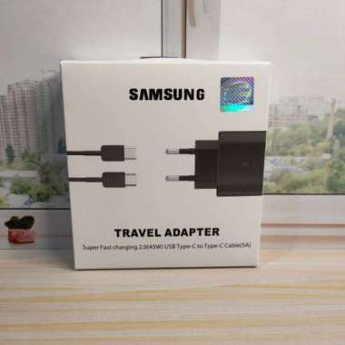 Charger Samsung Tipe C To Tipe C Original Fast Charging 25 Watt45 Watt Hitam 45 Watt
