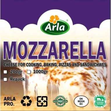 Keju Mozarella Arla Repack 1 kg