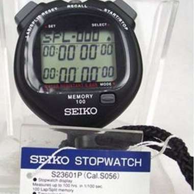 Stopwatch Seiko S23601P1 / S23601 Digital 100 Lap Memory Original
