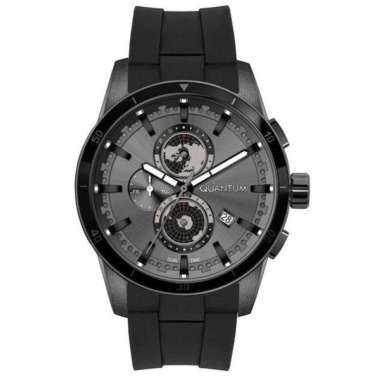 Jam Tangan Pria QUANTUM ADG991 Original-Rubber Hitam