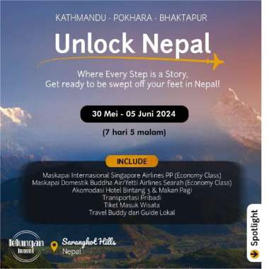 Open Trip Nepal Mei 2024