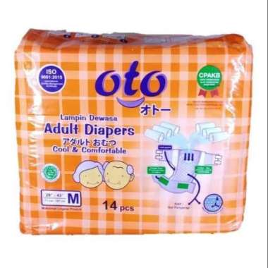 Promo Harga OTO Adult Diapers M14 14 pcs - Blibli
