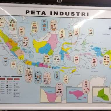 peta industri peta dinding Multivariasi Multicolor