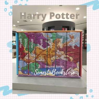 Novel Harry Potter Set Seri 1 2 3 4 5 6 7 [ Satu Set Free Box ] Multivariasi Multicolor