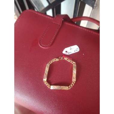 Gelang Anak Emas Asli 3 Plat Gelang Rantai Fashion Anak Terbaru Beauty Emas Asli Gelang Emas Murah