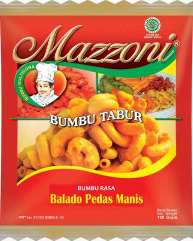 Mazzoni Bumbu Tabur Balado Pedas Manis 100 Gram