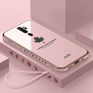 Promo Case Maple Oppo A5 / A9 Softcase Plating Terbaru Oppo A9 Ungu