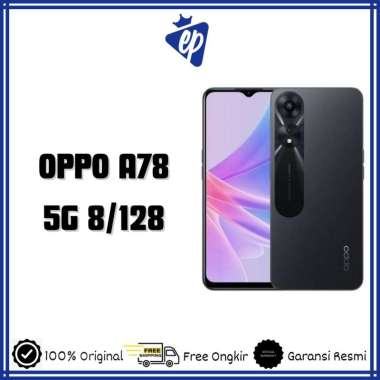 OPPO A78 5G 8/128 Gb - Garansi Resmi OPPO indonesia Black