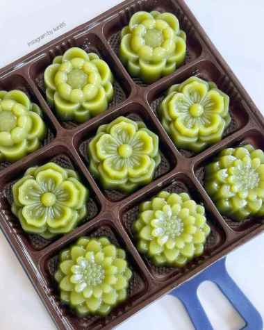 Mika Tray + Tutup Sekat 9 / Mika Kemasan Puding Mini / Box Pudding Sekat