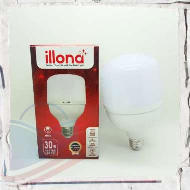 Lampu Bohlam ILLONA LED Kapsul Garansi 1 Tahun 30 Watt