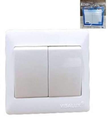 Visalux Saklar Seri IB Decor Inbow 2 Gang / On - Off Tanam VSD 9210 Saklar + Ib dus