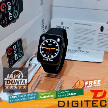 DIGITEC ORIGINAL SMARTWATCH UNISEX VISION MINI HITAM BK VISION MINI JAM TANGAN DIGITAL UNISEX JAM DI