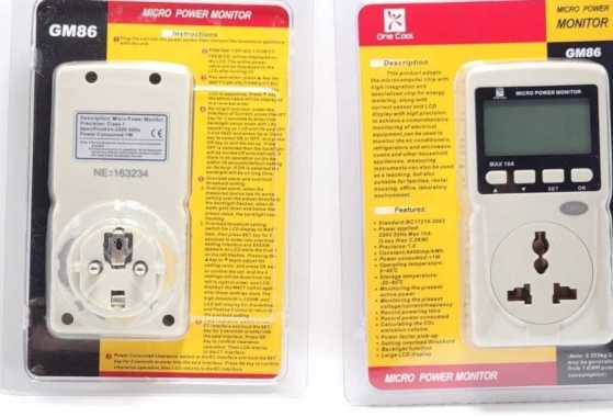 Power Monitor Watt Meter Volt Meter