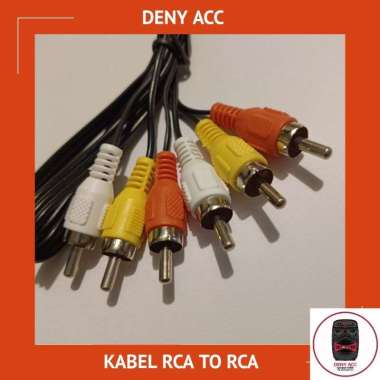 KABEL RCA TO RCA MERK GMC PANJANG +-1 METER