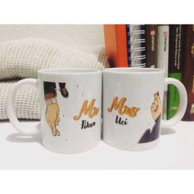 PALING MURAH HADIAH NIKAH Paket Hampers S&C Vol.1 - mug couple, kado custom, hadiah nikah, hadiah wi