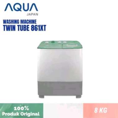 Mesin cuci 2 tabung AQUA QW-861XT 8kg