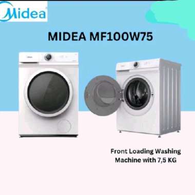 MESIN CUCI FRONT LOADING MIDEA MF100W75 7,5kg