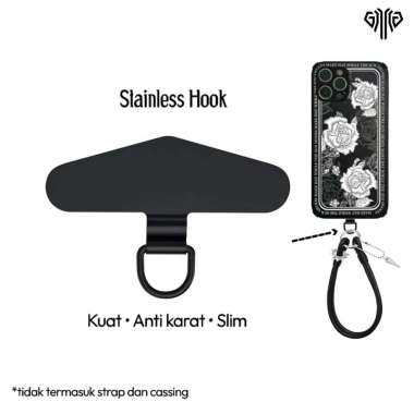 Plat Gantungan Handphone Kait Hp HPPLAT Stainless Hook