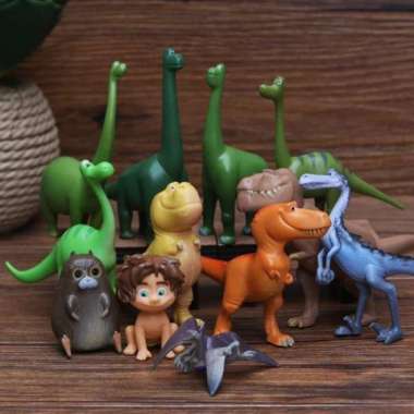 Mainan Anak Dinosaurus Tarzan Set Cake Topper
