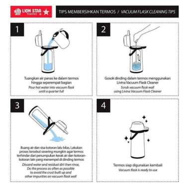 LION STAR BR-6 LIVINA VACUUM FLASK CLEANER 01 SIKAT PEMBERSIH THERMOS TANPA BUBBLE