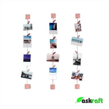 Askraft Tempat Gantungan Tali Holder Foto Polaroid Album