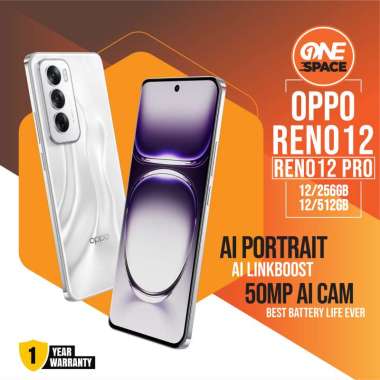 OPPO Reno12 Pro 5G 12/256 12/512 RAM 12 12GB 256GB 512GB Reno 12 HP Smartphone Android 12Pro - 12/51