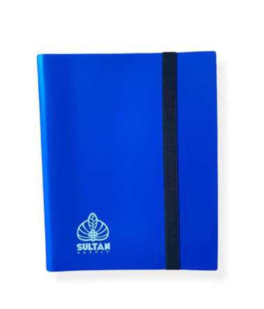 Sultan Supply Card Album 9 Pocket Binder Blue
