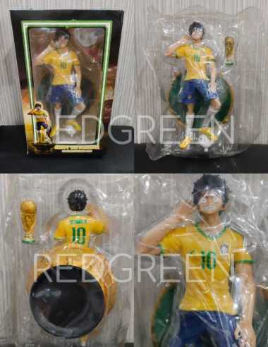mainan anak action figure statue luffy cosplay neymar one piece world cup