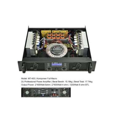 Power dB Voice MT 400 Original Amplifier dBVoice MT400 Class H
