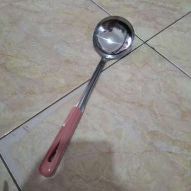 irus sayur stainless gagang warna/Irus tebal