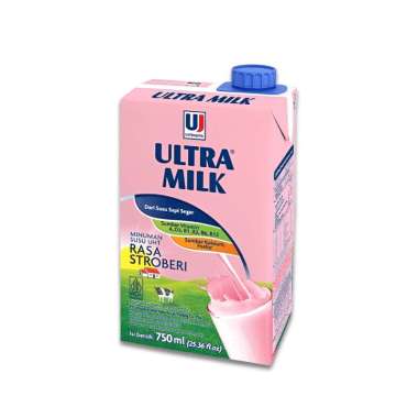 ULTRA MILK STRAWBERRY 750 ML