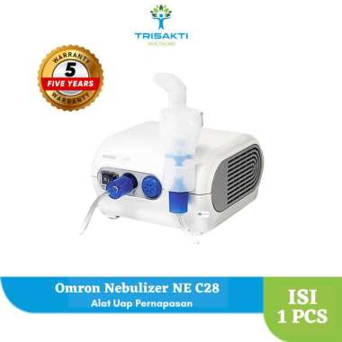 Omron Nebulizer NE C28 - Alat Uap Pernapasan - Alat Inhalasi Portable