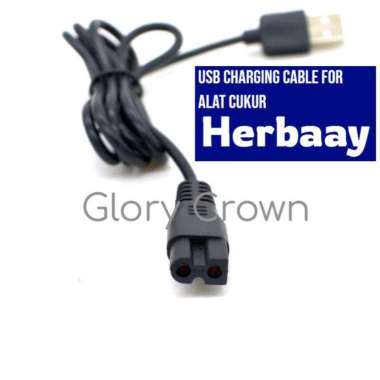 Kabel Adapter Charger Usb Herbaay Alat Cukur Rambut Hair Trimmer Clipper Type C