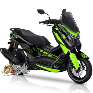 Decal Nmax Turbo 2024 Full Body Stiker Full Body motor N Max NEW Neo Nmax Turbo Techmax F0X 2 Hijau