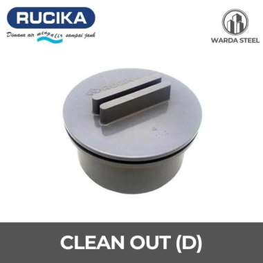 Clean Out D 4" PVC RUCIKA - CO Tutup Septic Tank Cap Dop 4 Inch