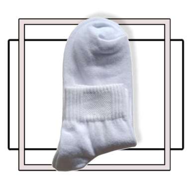 Kaos Kaki sport Pendek 3/4 Tebal kaos kaki pendek pria wanita kaos kaki olah raga atas mata kaki Put